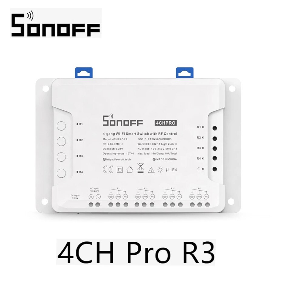 Sonoff-4CH PRO R3 4 Gang RF 433Mhz ġ , ..